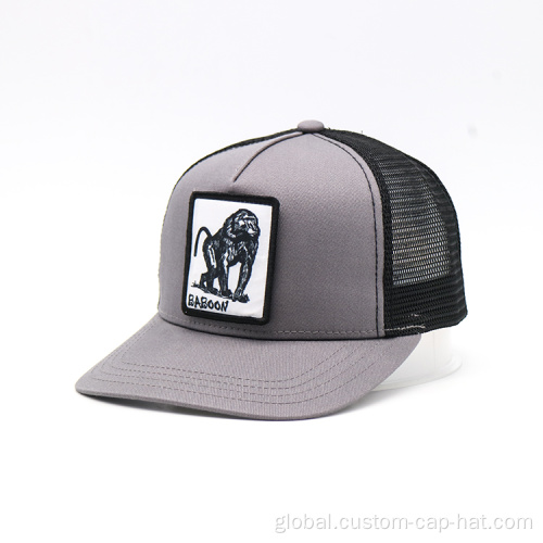 China Custom 5 Panels Trucker Caps Hats Supplier